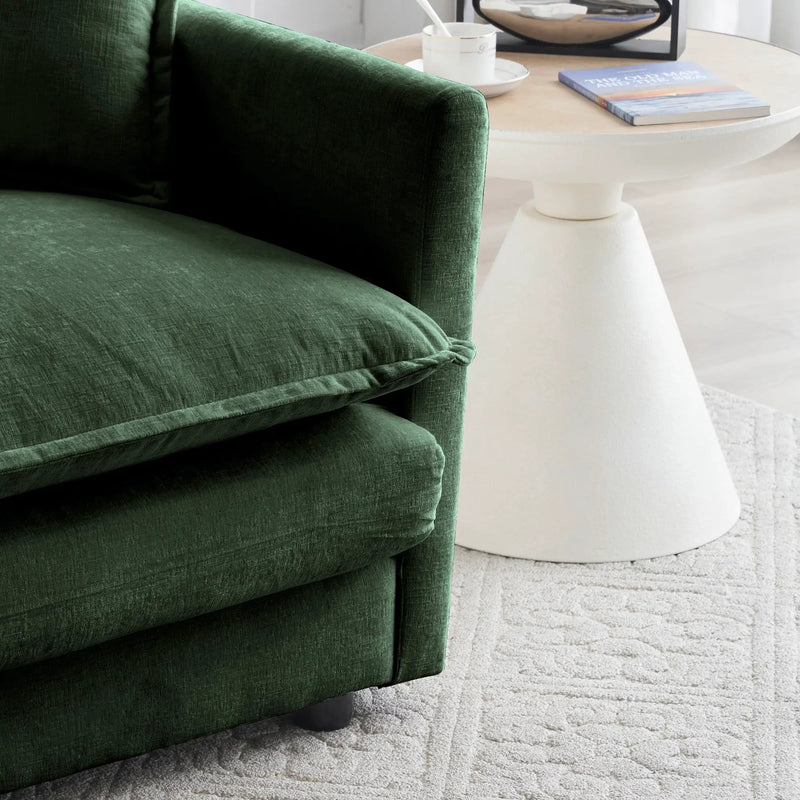 Modern Fabric Loveseat Sofa Couch for Living Room by HouseOfZazla