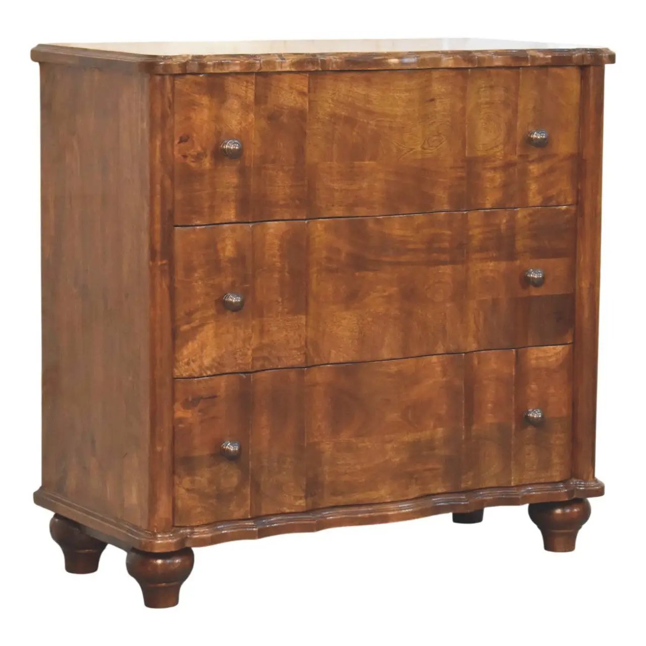 Solid Wood Lume 3 Drawer Chest by HouseOfZazla