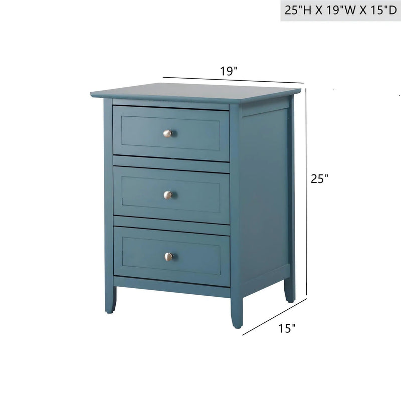 Daniel - 3 Drawer Nightstand by Unique Piece Furniture