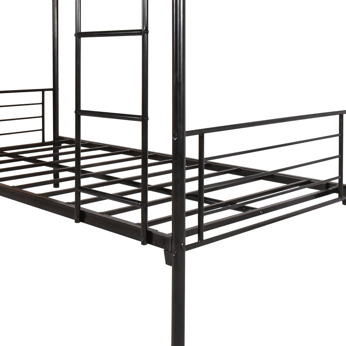 Space Saving Bunk Bed With Metal Frame And Ladder by HouseOfZazla