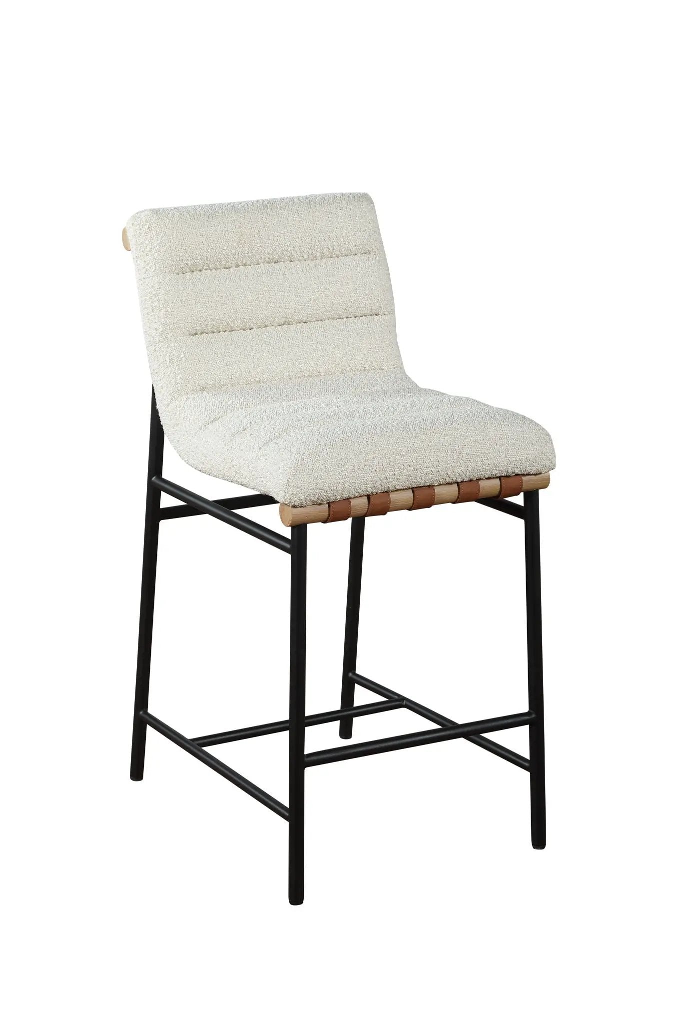 Lahni - 17" Boucle Fabric Counter Height Chair by HouseOfZazla