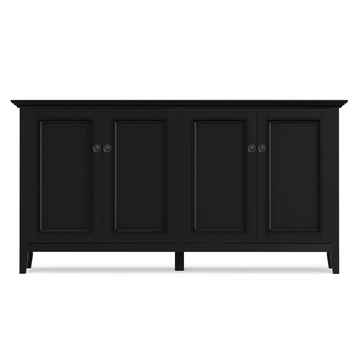 Amherst 4 Door Storage Cabinet with Adjustable Shelves - Dark Brown, Light Brown, Black, White, photo 11 of 40
