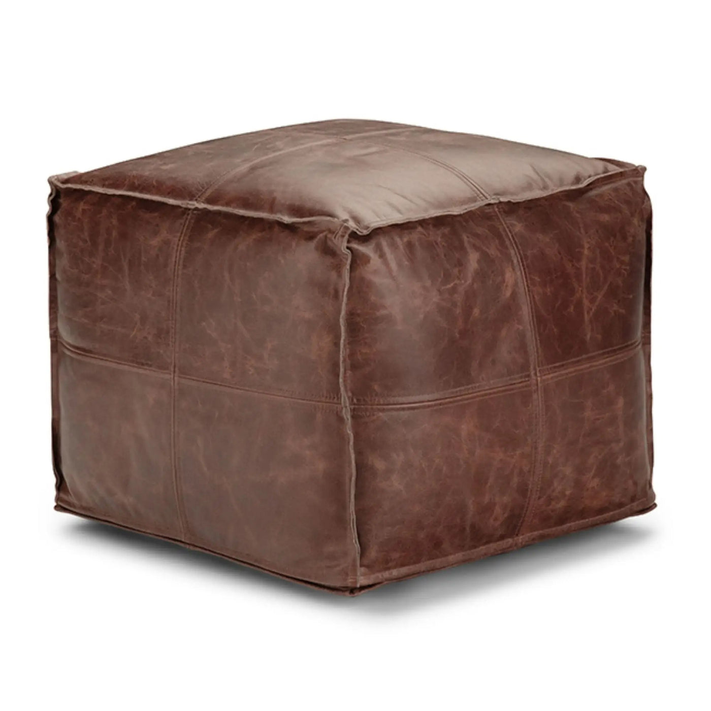 Sheffield - Handcrafted Square Pouf by HouseOfZazla