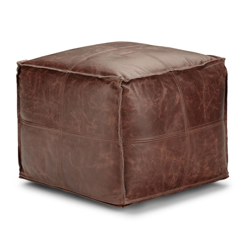 Sheffield - Handcrafted Square Pouf by HouseOfZazla