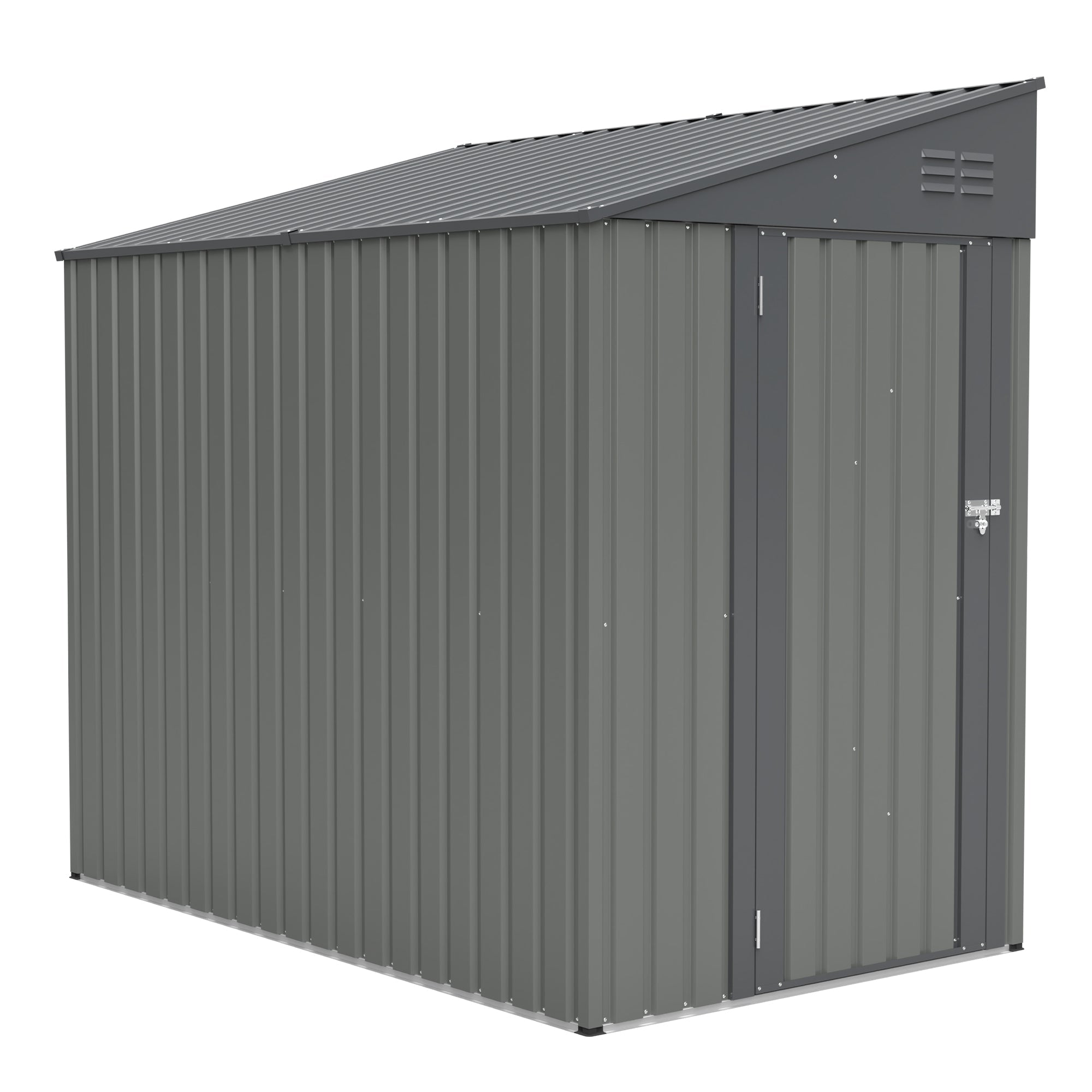 4x7 Foot Lean-To Shed in Olive by HouseOfZazla
