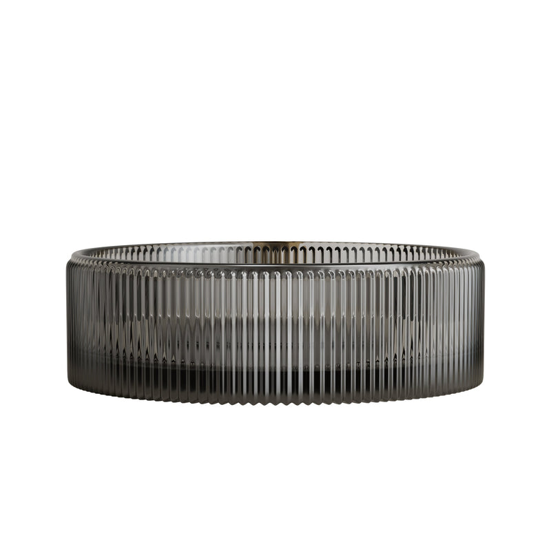 Sonny 16'' Bathroom Round Crystal Glass Sink Transparent by HouseOfZazla