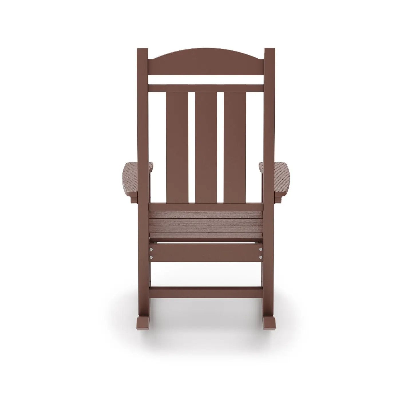 Traditional Porch Rocker Classic HDPE Poly Lumber For Porch, Patio, And Garden Comfort by HouseOfZazla