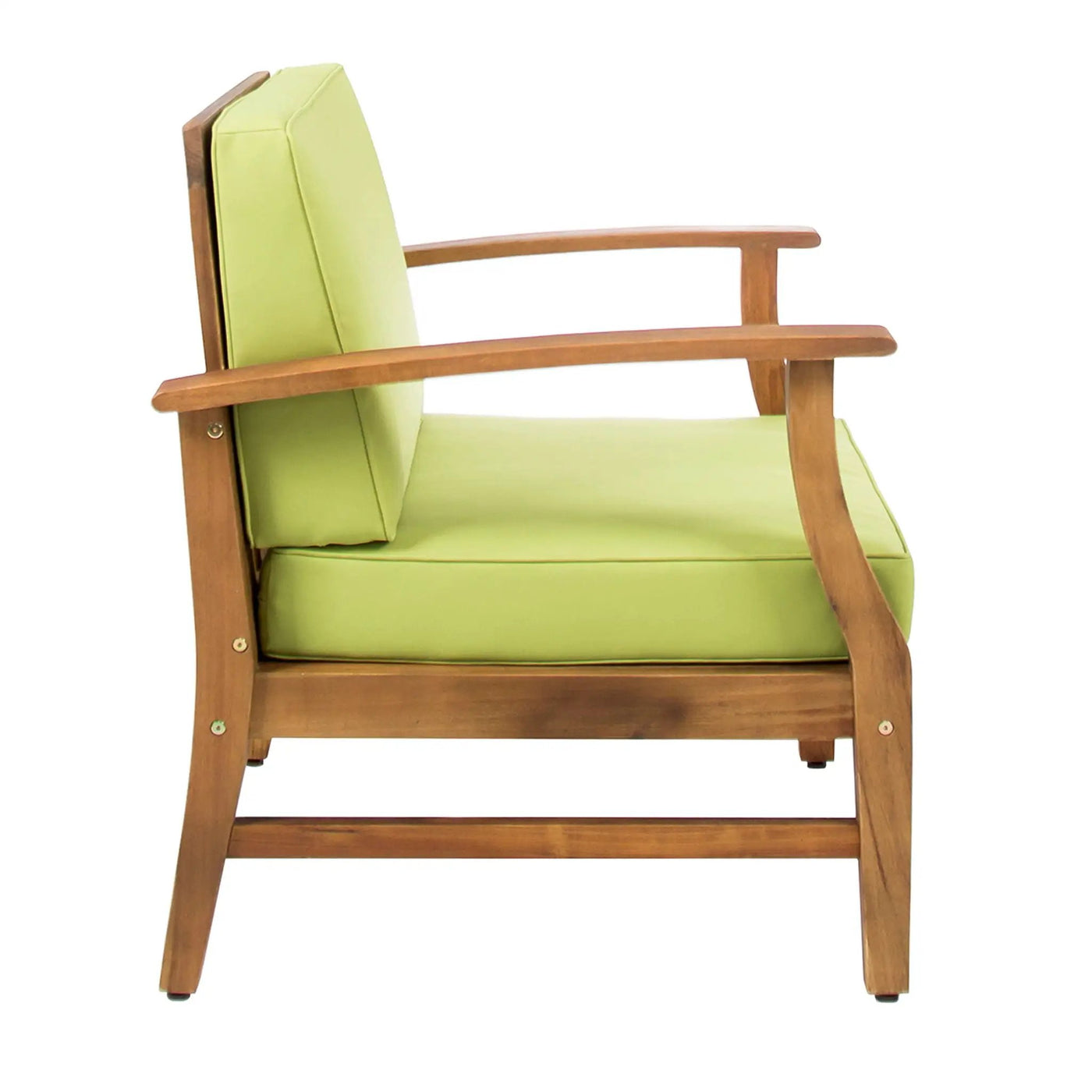 Perla Contemporary Club Chair with Water Resistant Cushion by HouseOfZazla