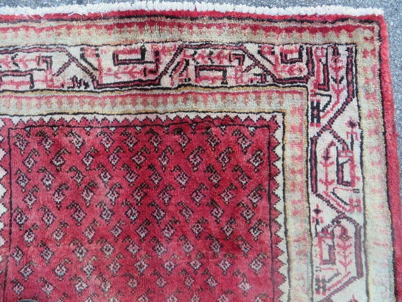 3'7"X 10' Antique Handmade India Oriental Paisley Wool Runner Rug Vegy # 31 by Jewel Rugs