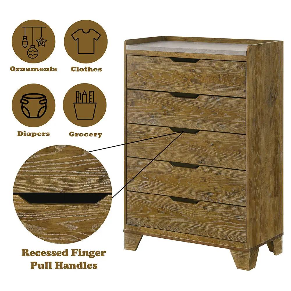 Garcia - Chest - Light Brown by Unique Piece Furniture