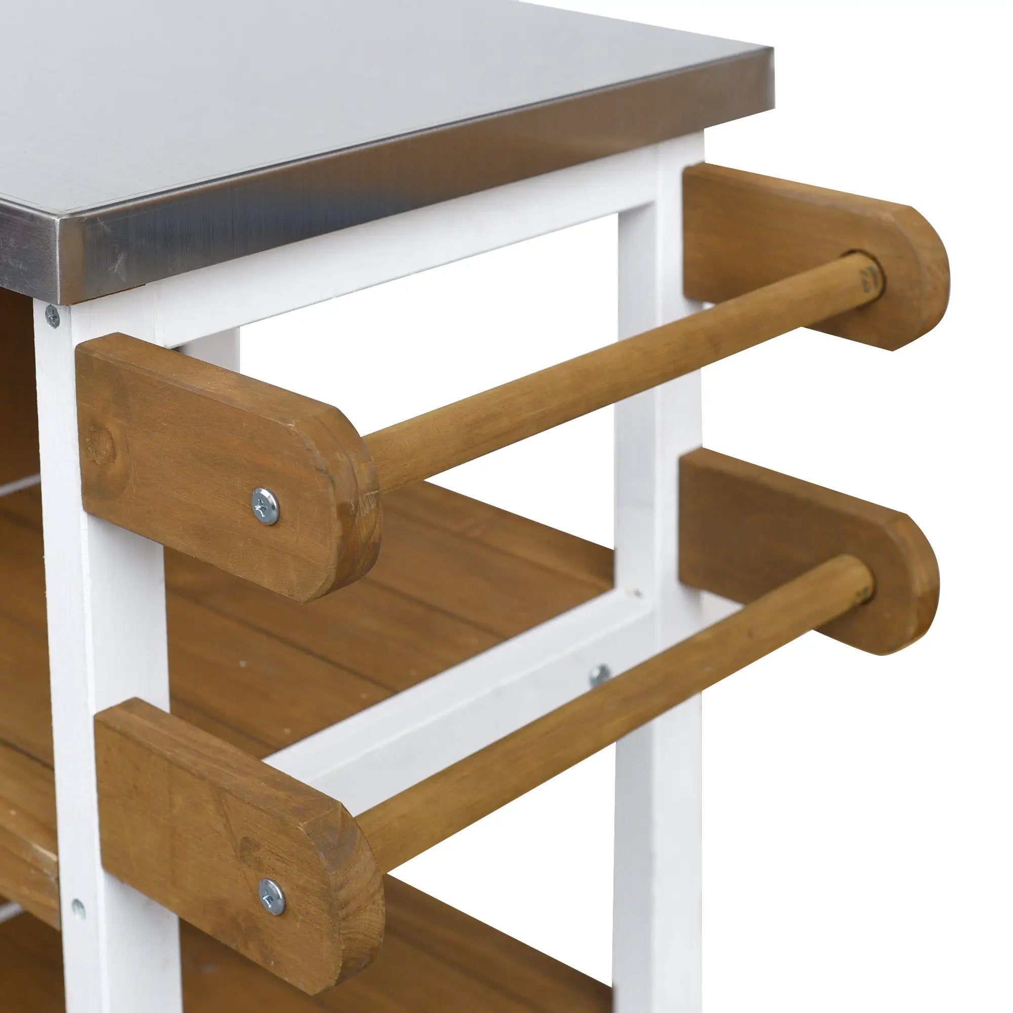Foldable Outdoor Kitchen Island Patio Prep Station by HouseOfZazla