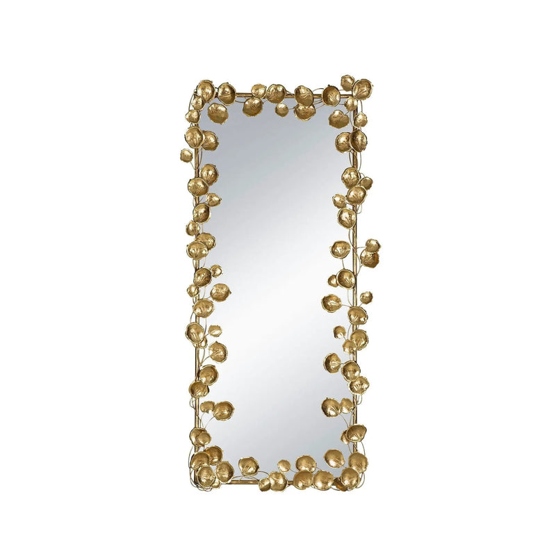 Full Length Mirror with Gold Leaf Accents by HouseOfZazla