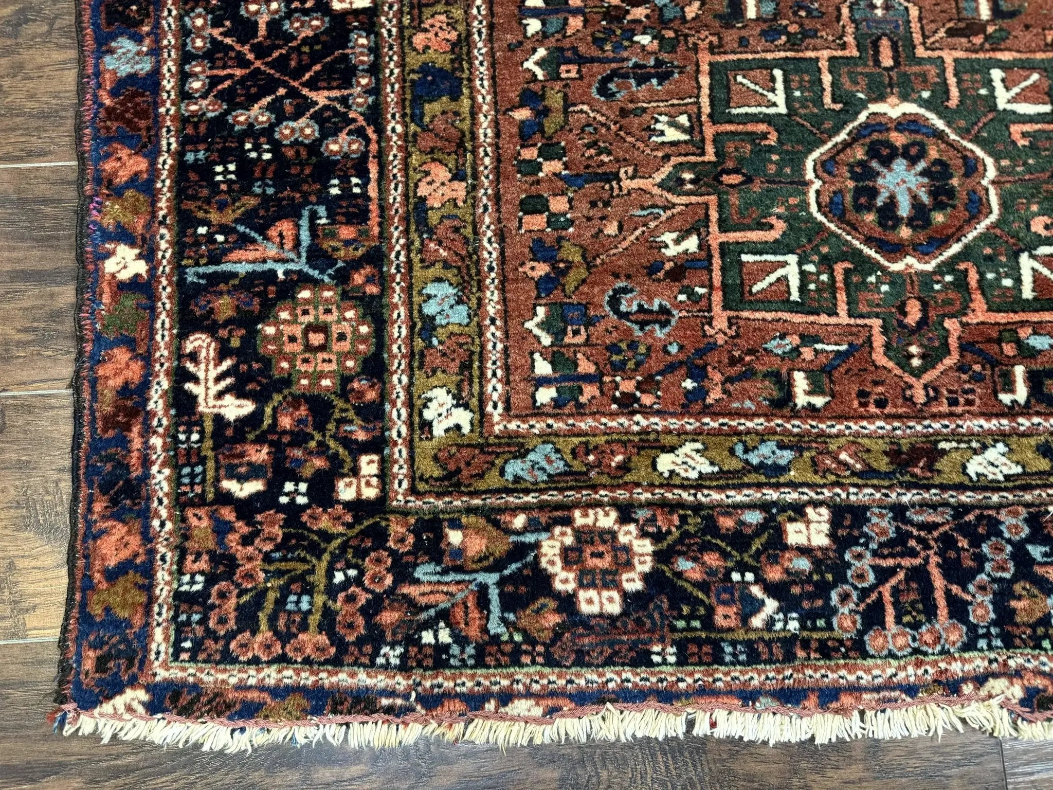 Antique Persian Karajeh Heriz Rug 5x6 by Jewel Rugs