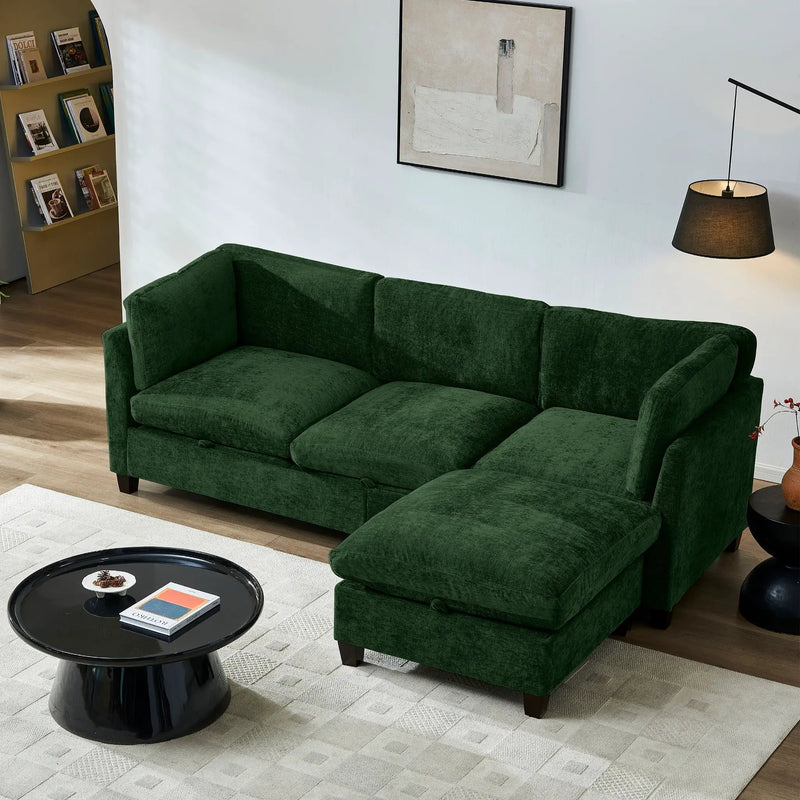 96.5" Sectional Couch for Living Room by HouseOfZazla