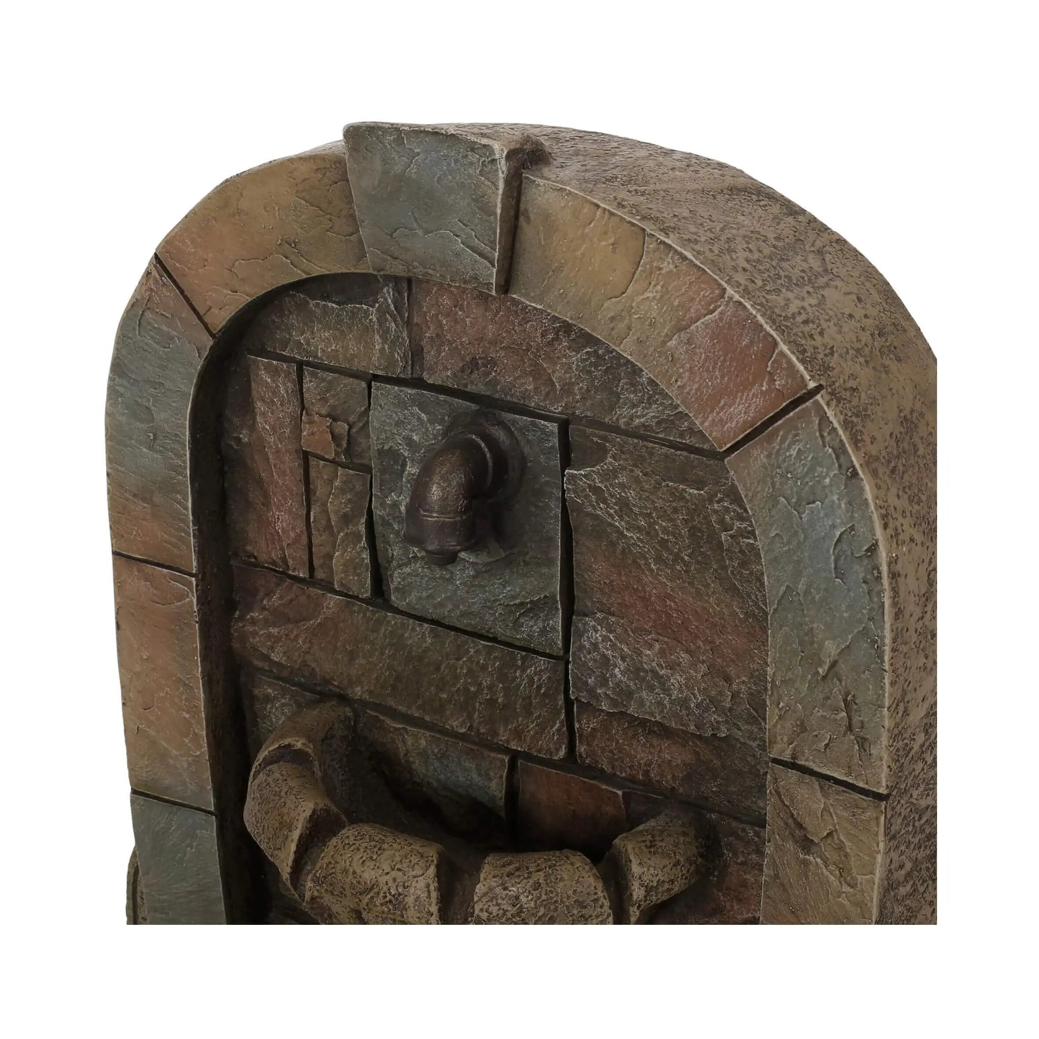 Alora 29-Inch Tall Outdoor Weather-Resistant Faux Stone Floor Fountain (SAK63421) by SAKSBY WHOLESALE
