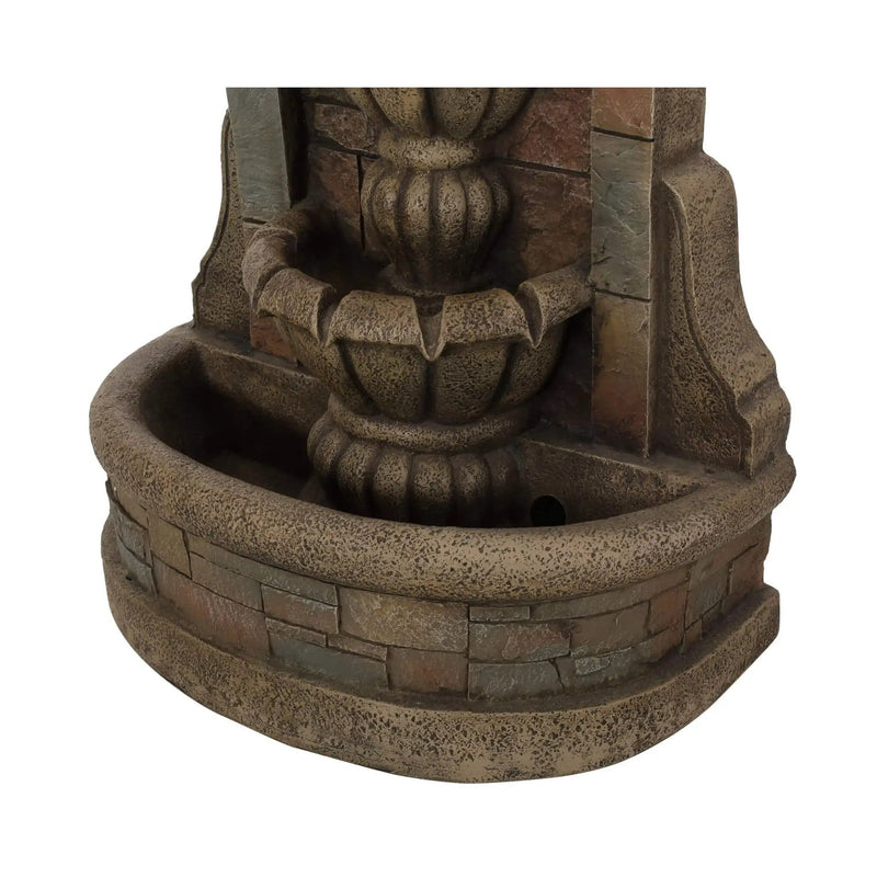 Alora 29-Inch Tall Outdoor Weather-Resistant Faux Stone Floor Fountain (SAK63421) by SAKSBY WHOLESALE