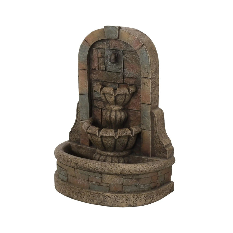 Alora 29-Inch Tall Outdoor Weather-Resistant Faux Stone Floor Fountain (SAK63421) by SAKSBY WHOLESALE