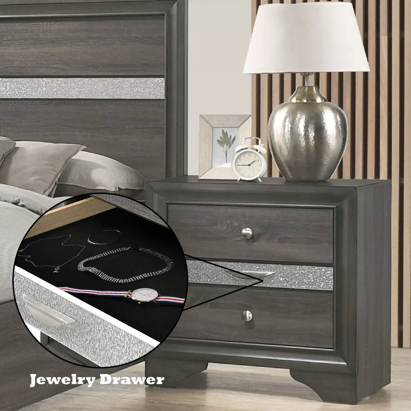 Naima - Chic Design Nightstand by HouseOfZazla