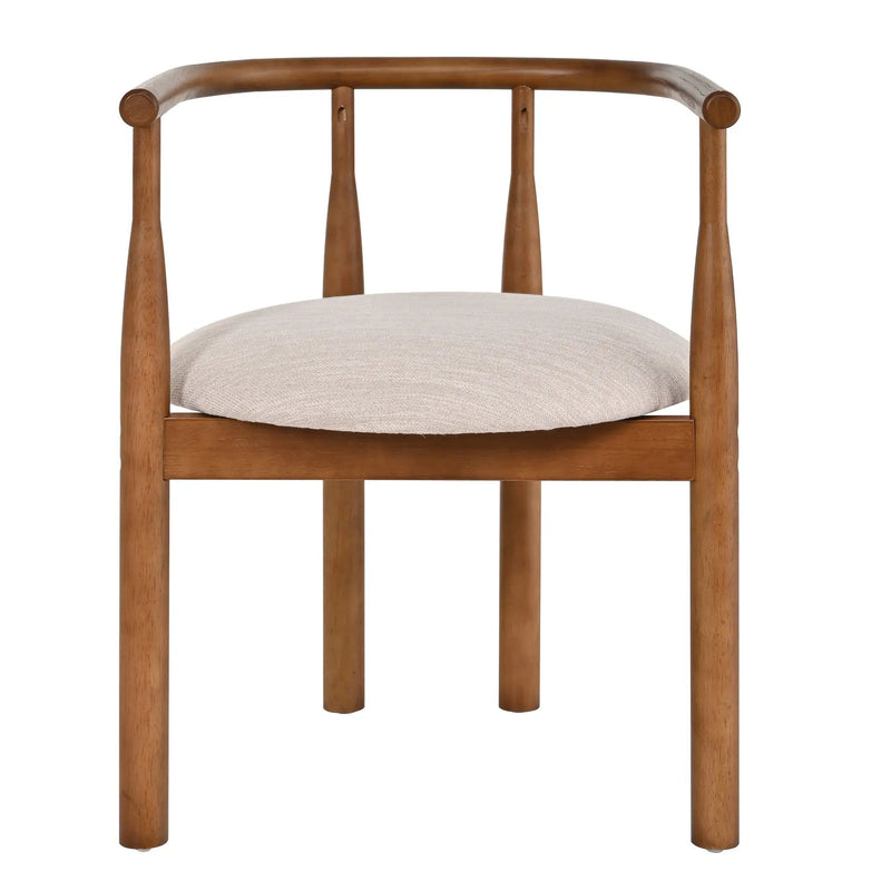 Modern Dining Chair Set of 2 with Solid Wood Legs by HouseOfZazla