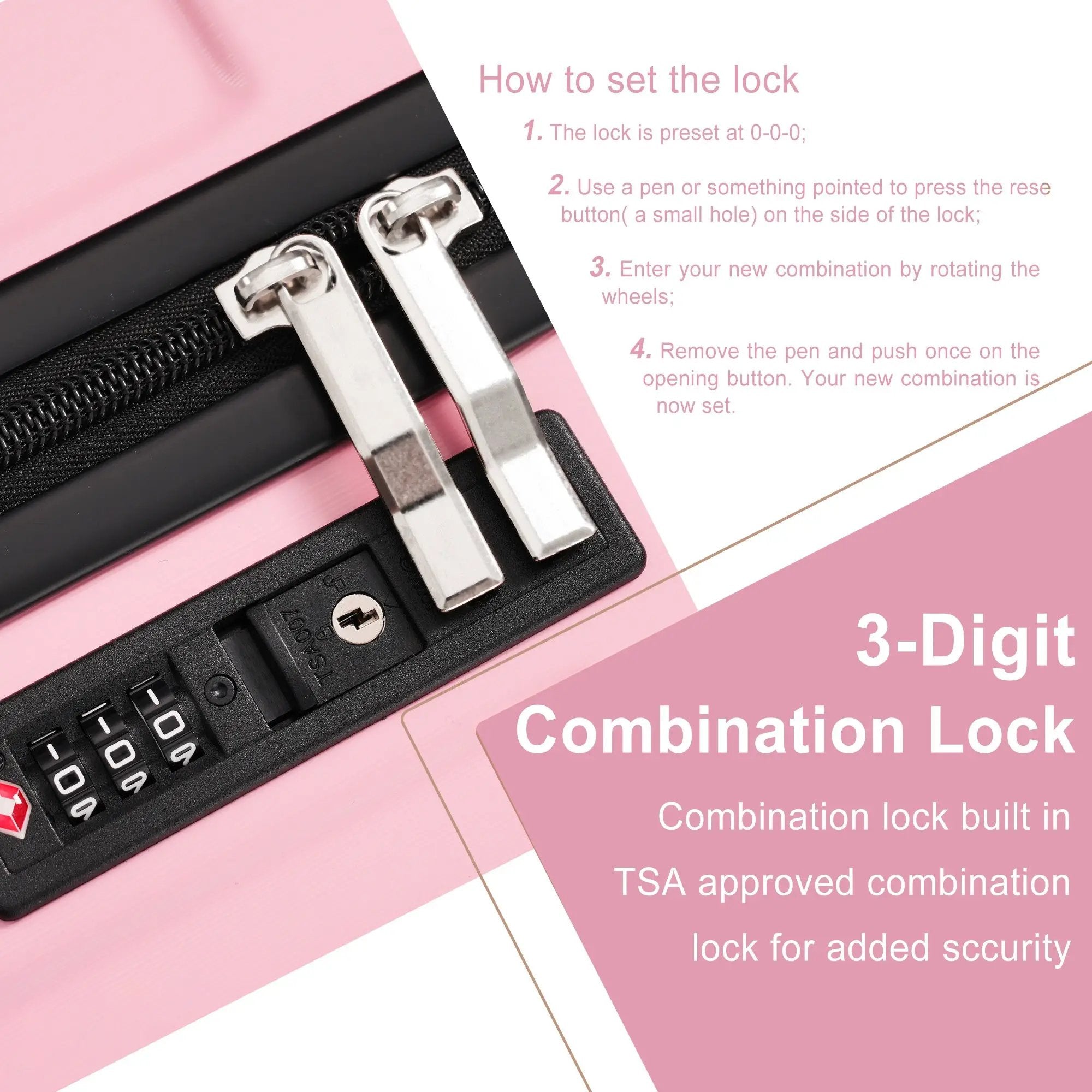 20-Inch Hardshell Carry-On Luggage by HouseOfZazla