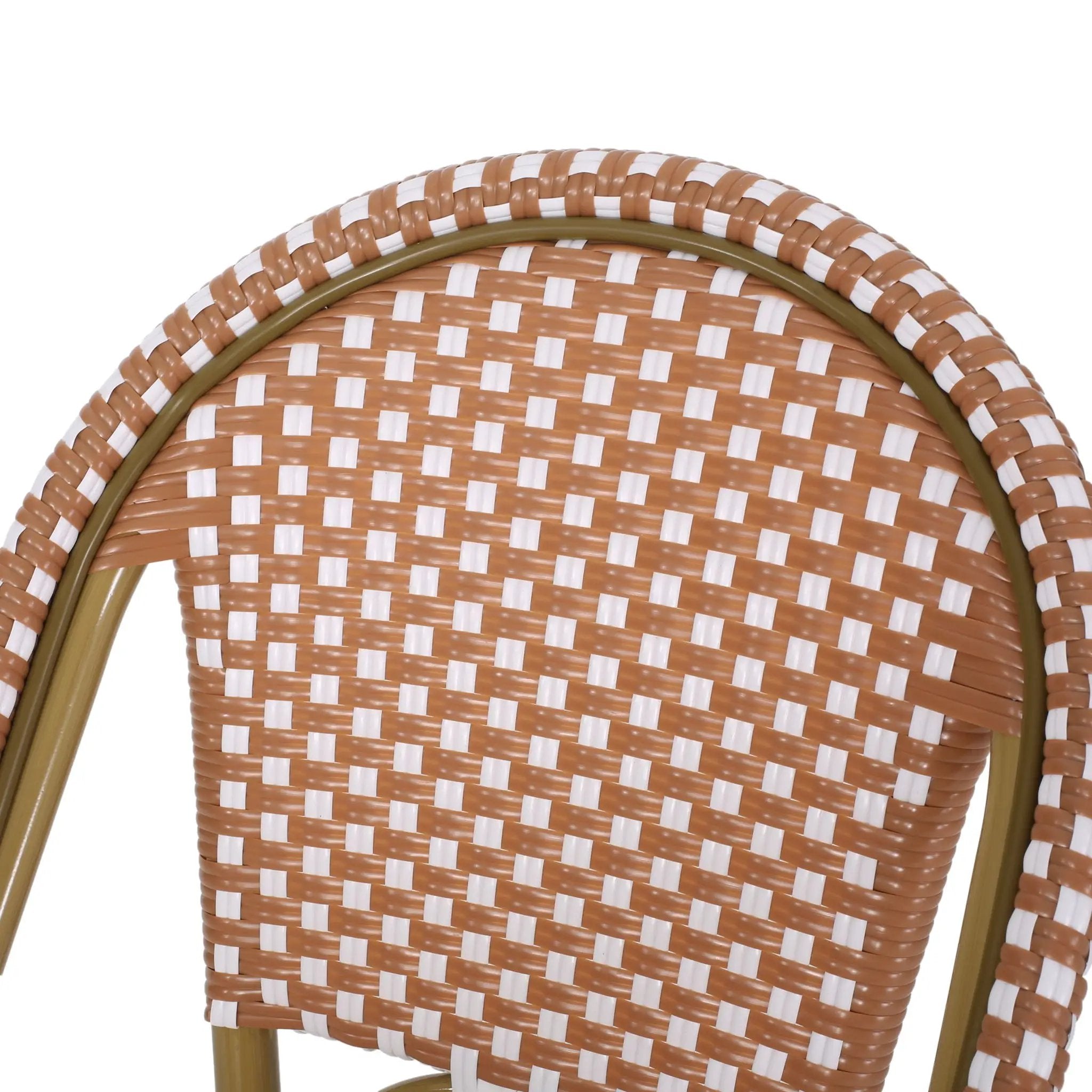 Outdoor PE Rattan French Barstool Set by HouseOfZazla