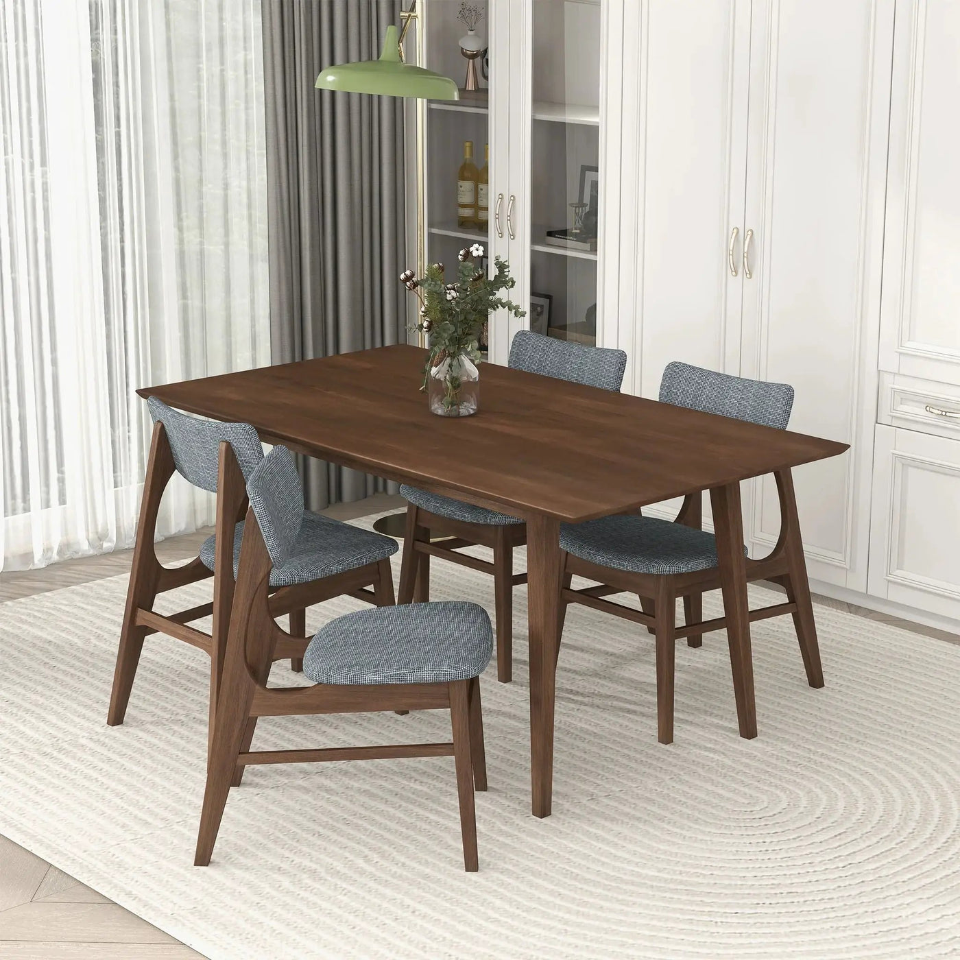 Mary - Modern Style Rectangular Dining Kitchen Table by HouseOfZazla