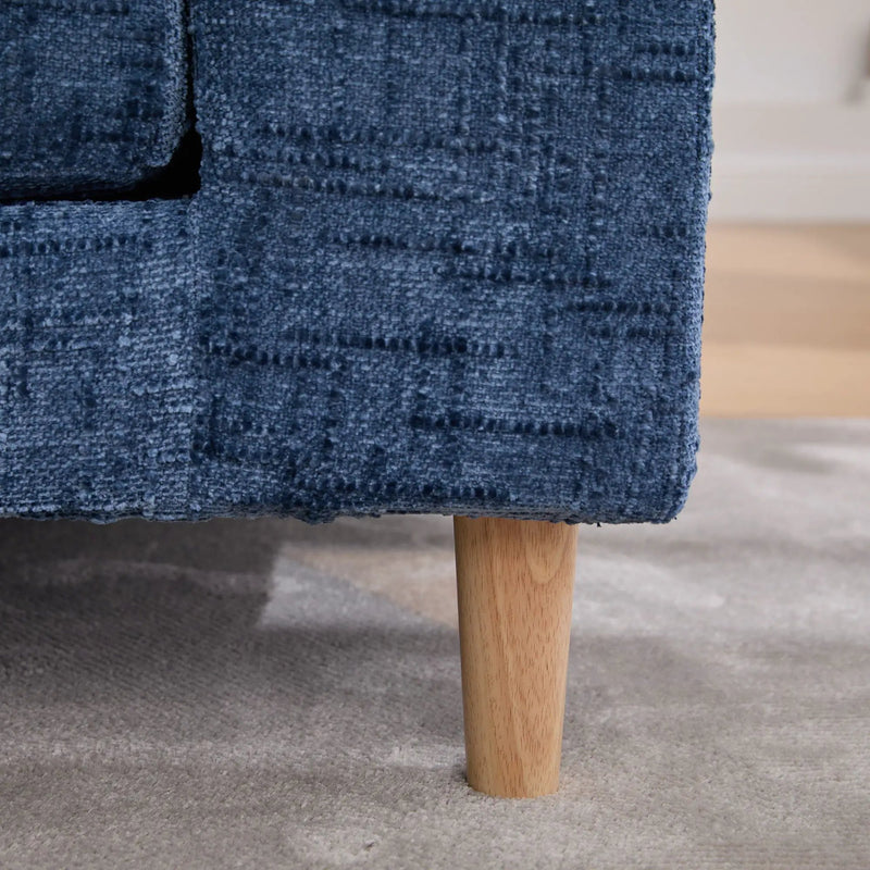 Modern Upholstered End Of Bed Bench With Armrests by HouseOfZazla