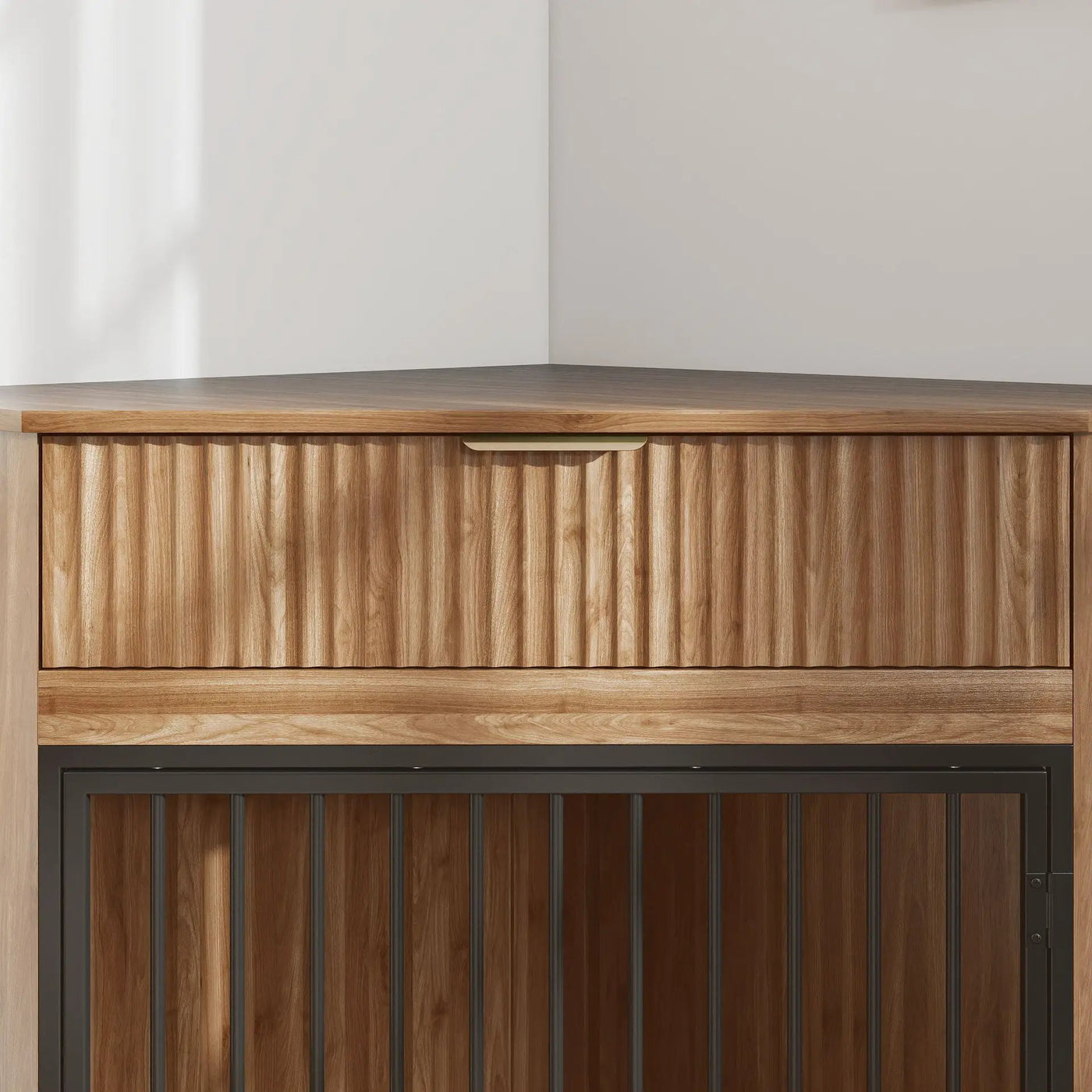 Corner Dog Crate by HouseOfZazla