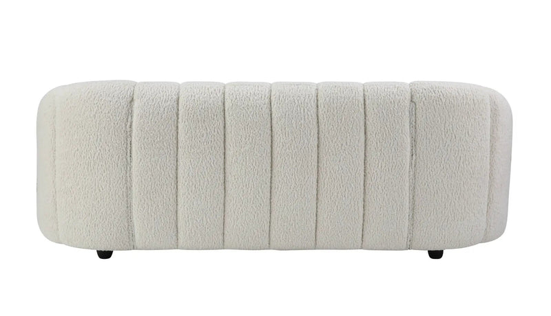 Osmash - Teddy Sherpa Sofa - White by HouseOfZazla