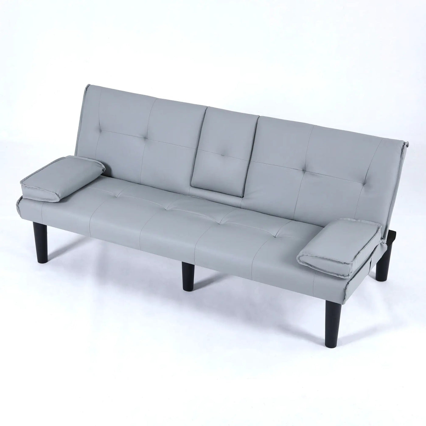 Sofa Bed With Foldable Design And Cup Holder by HouseOfZazla