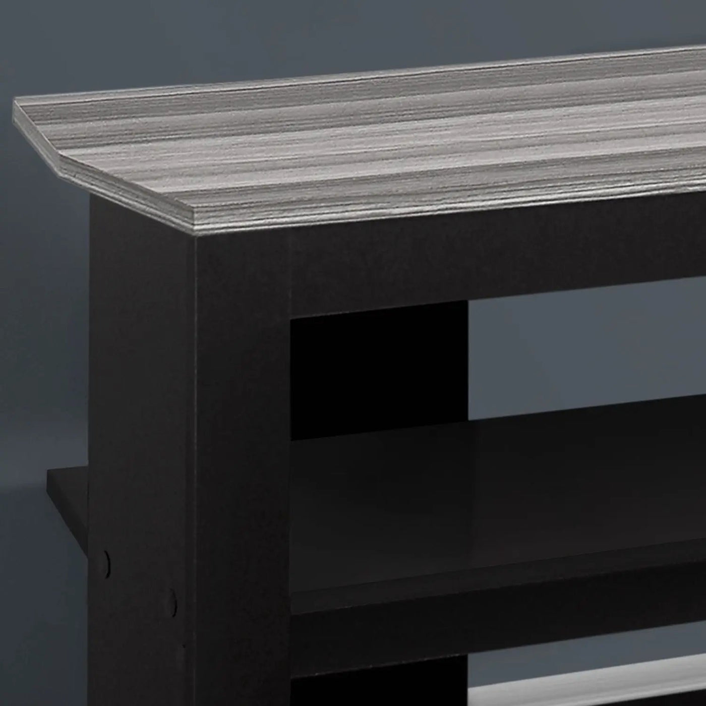 TV Stand, Console, Media Entertainment Center, 3 Storage Shelves by Unique Piece Furniture