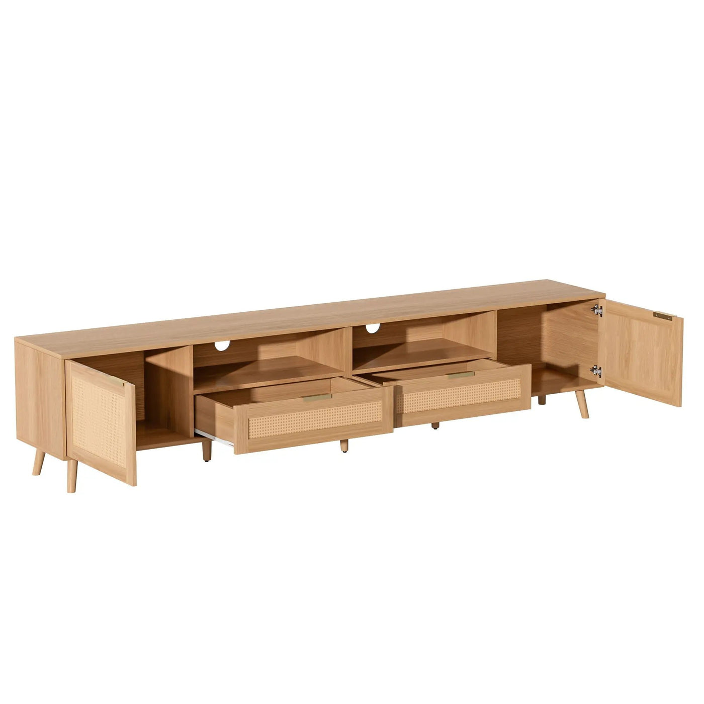 TV Stand Media Console With Cable Management by HouseOfZazla