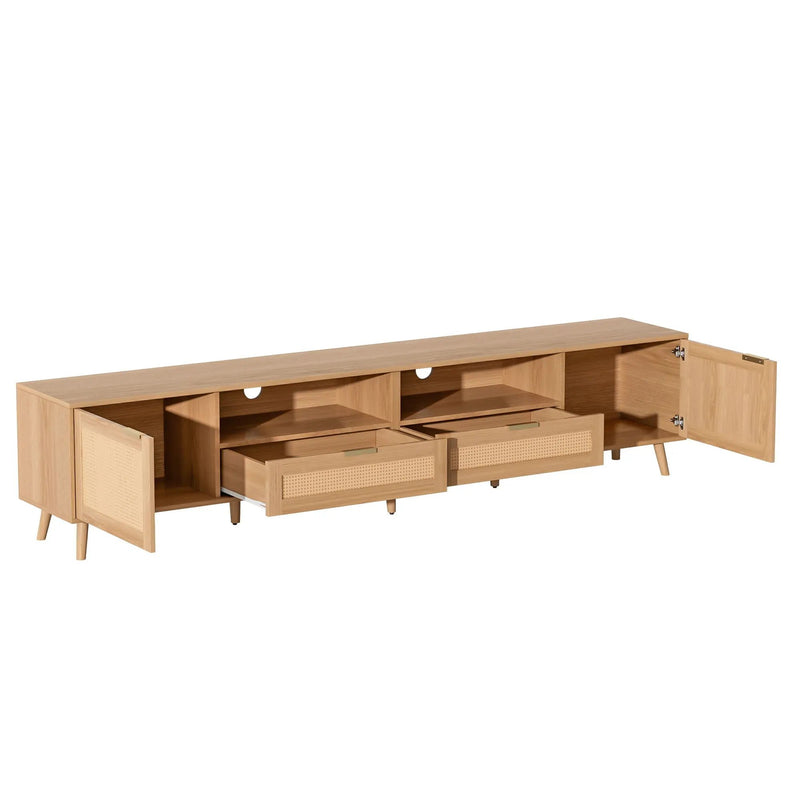 TV Stand, Media Console With Cable Management by Unique Piece Furniture