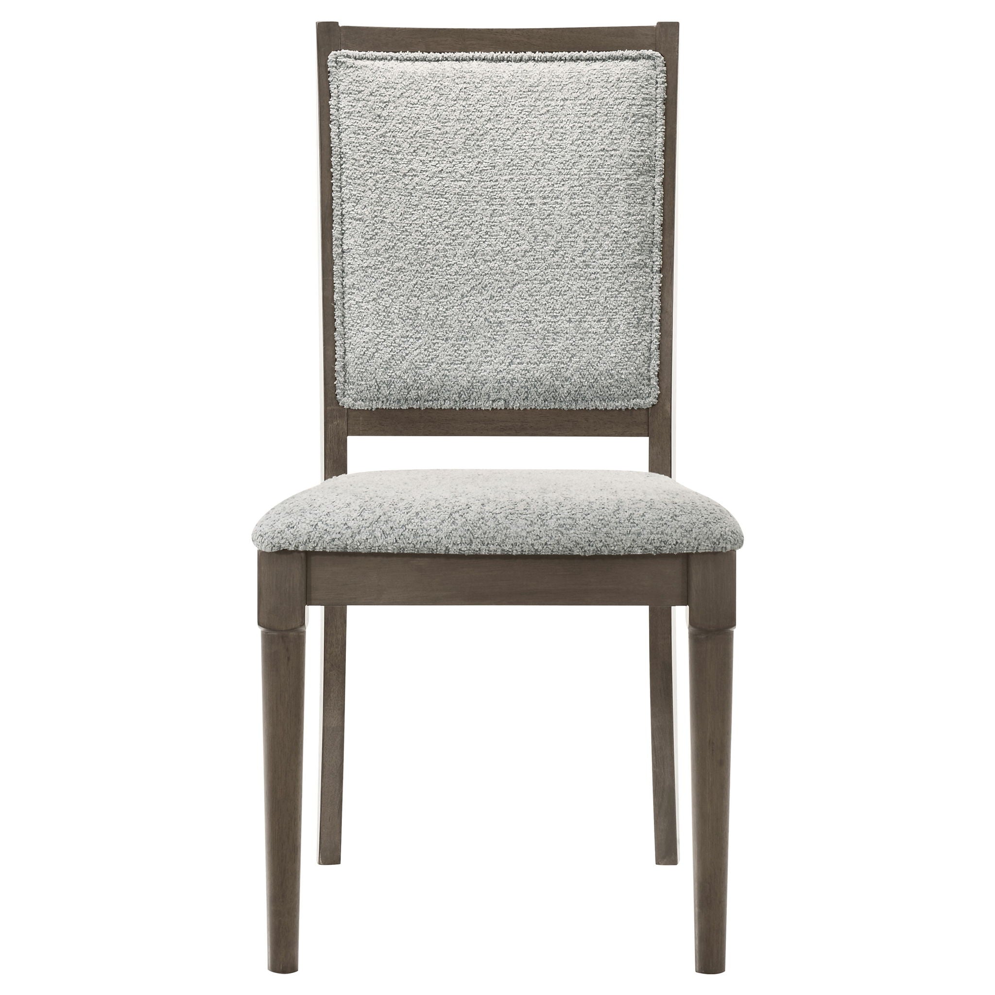 Perkins - Upholstered Dining Side Chair (Set of 2) - Dark Brown by HouseOfZazla