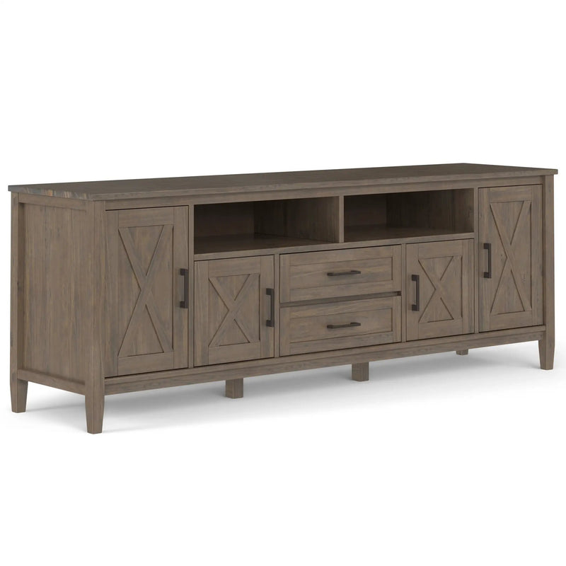 Ela - TV Media Stand - Smoky Brown by Unique Piece Furniture