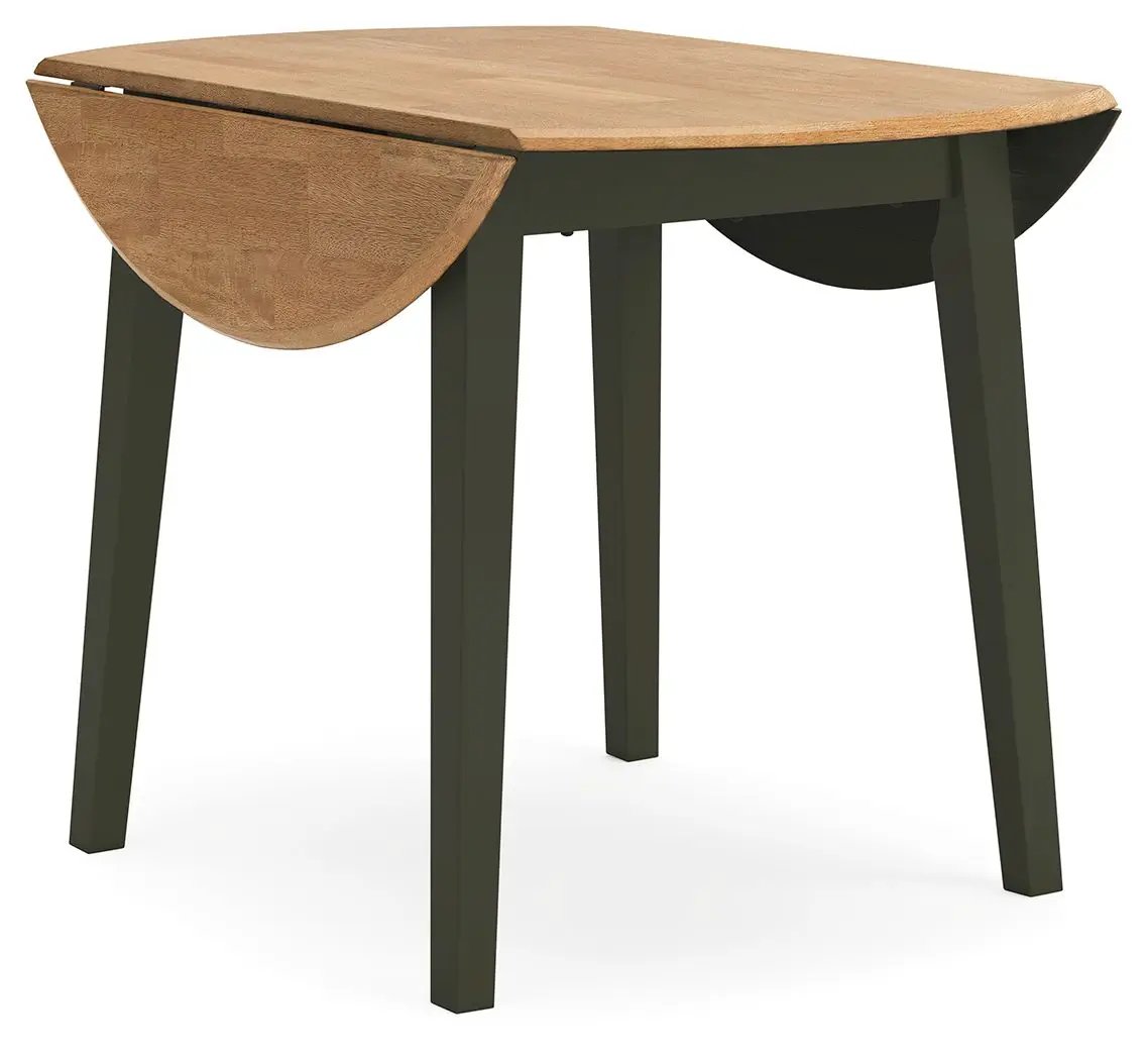 Gesthaven - Round Dining Room Drop Leaf Table Set by Unique Piece Furniture