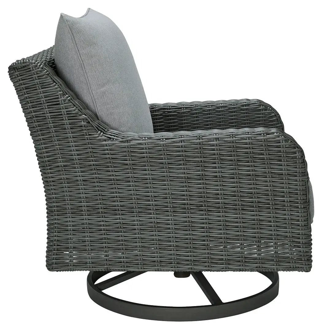 Elite Park - Swivel Lounge w/ Cushion - Gray by Unique Piece Furniture