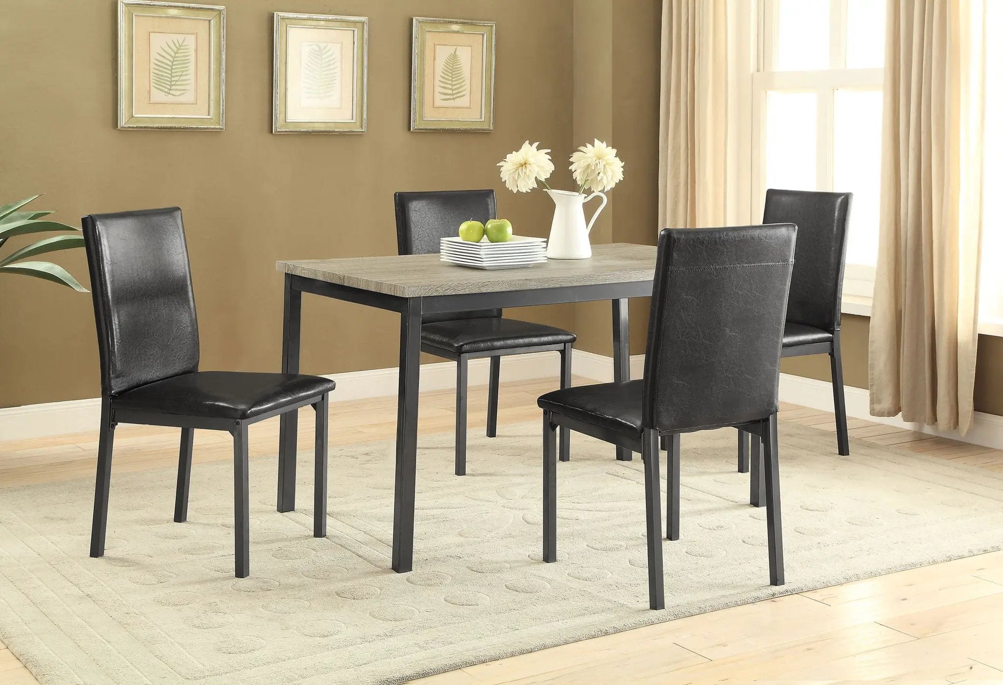 Garza Rectangular 48-inch Engineered Wood Dining Table Grey by Unique Piece Furniture