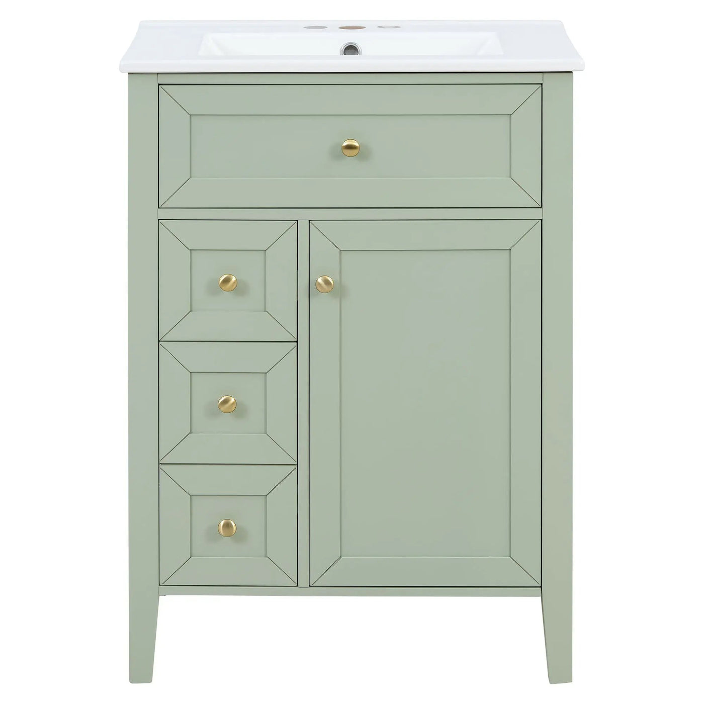 Bathroom Vanity With Sink, Soft Closing Cabinet by HouseOfZazla