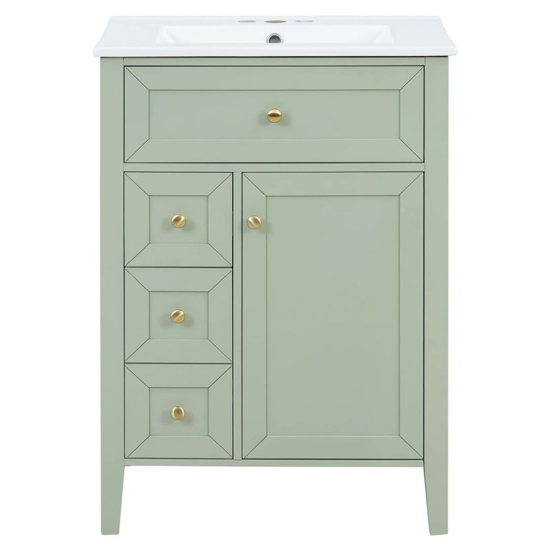 Bathroom Vanity With Sink, Soft Closing Cabinet by HouseOfZazla