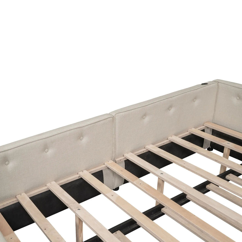 Platform Bed With USB Ports by HouseOfZazla
