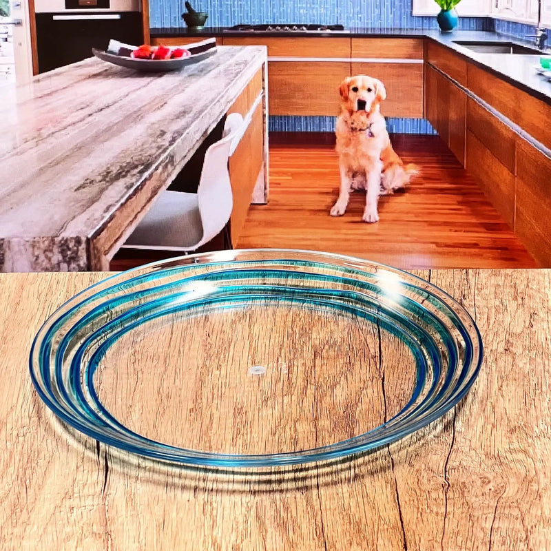 Designer Swirl Acrylic Dinner Plates (Set of 4) by HouseOfZazla