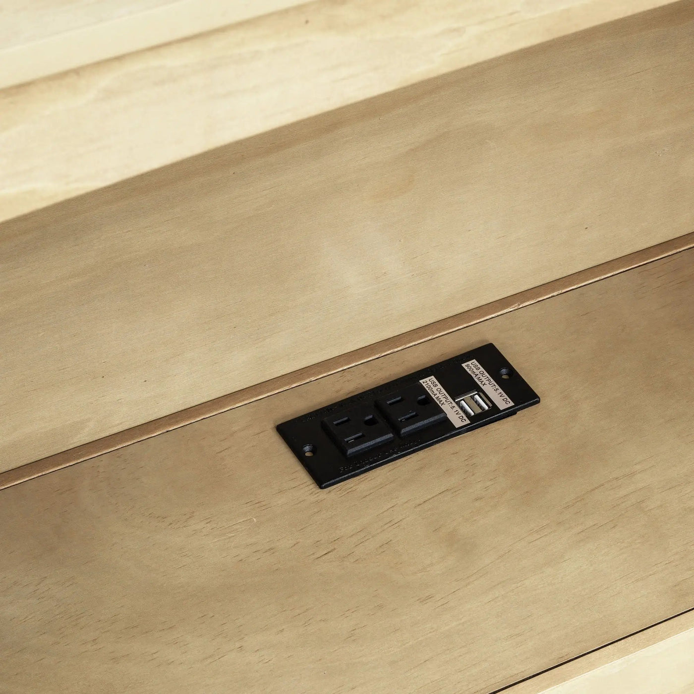 Daybed With 2 Storage Drawers, Storage Cabinets, USB Ports by HouseOfZazla