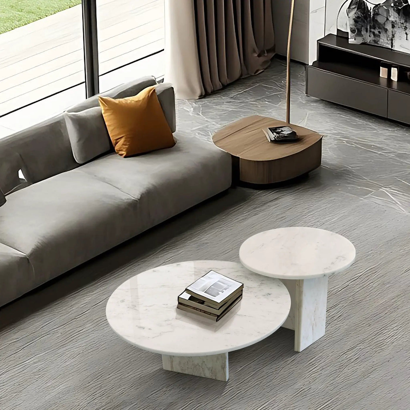 Elegant Coffee Duo Table Set by Unique Piece Furniture