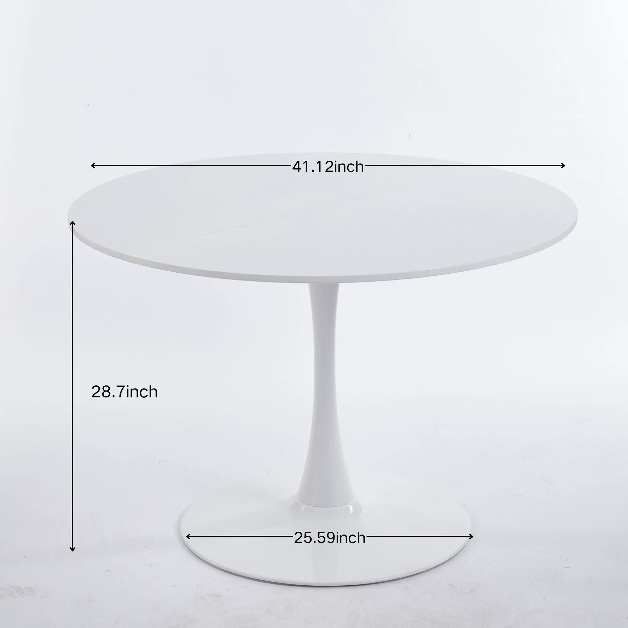 Mid-Century Tulip Dining Table With Round Top by HouseOfZazla