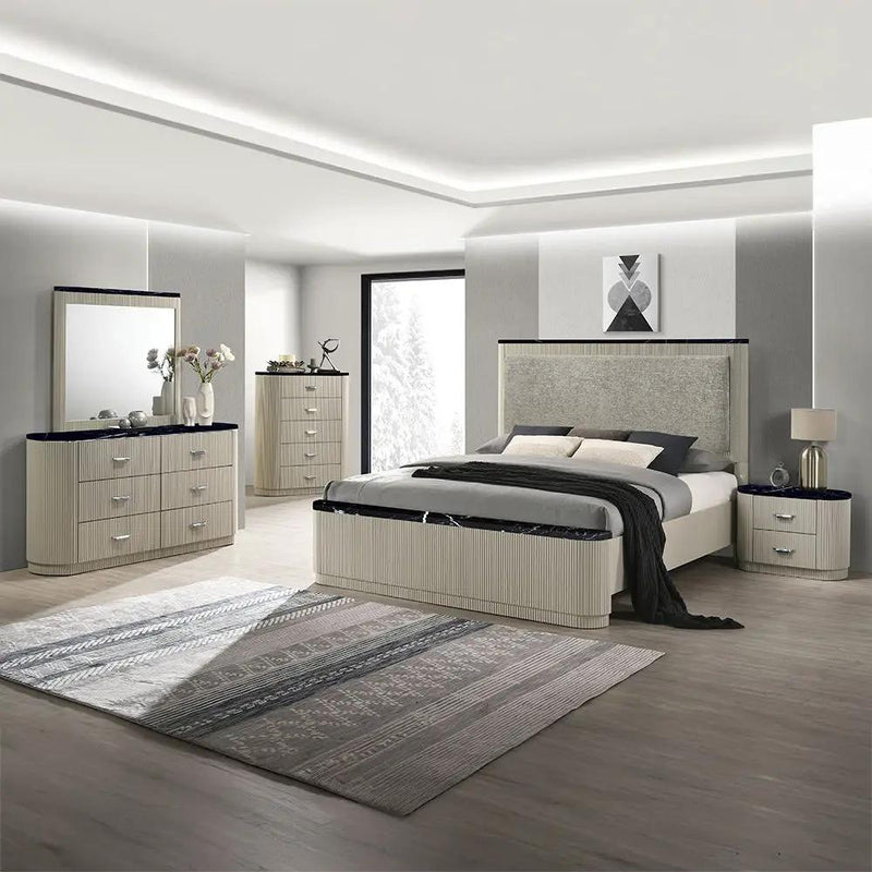 Travonte - Dresser - Gray / Beige by Unique Piece Furniture