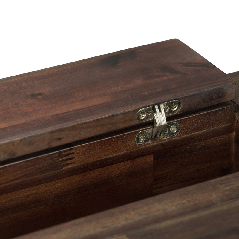 Monroe - Desk - Distressed Charcoal Brown by HouseOfZazla
