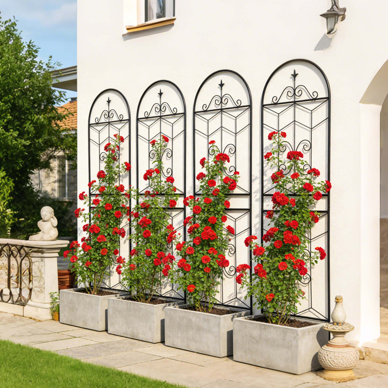 4 Pack Metal Garden Trellis by HouseOfZazla