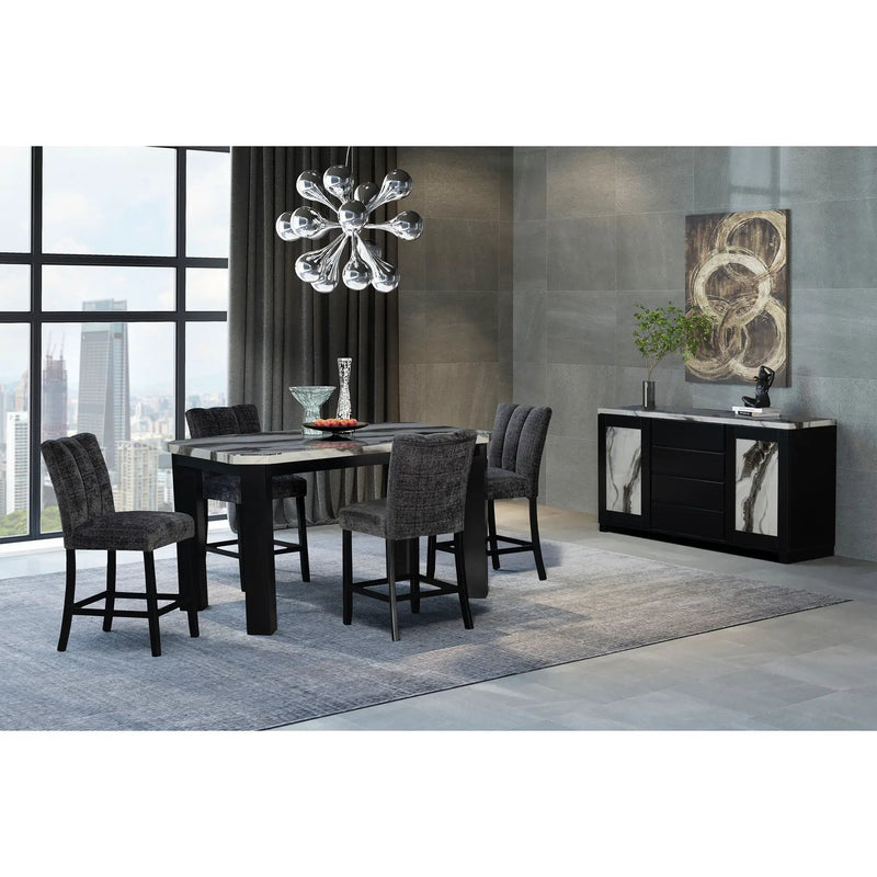 Magaly - Bar Stools (Set of 2) - Dark Gray by Unique Piece Furniture