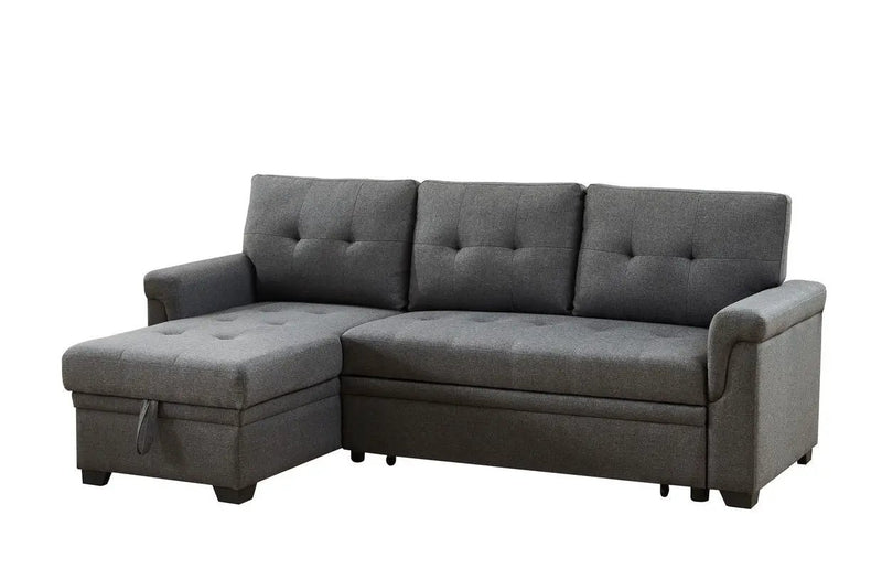Destiny - Reversible Sleeper Sectional Sofa With Storage Chaise by Unique Piece Furniture